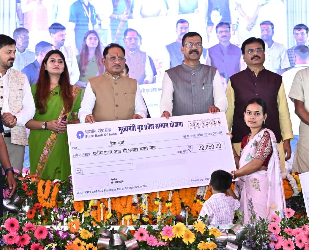 विकसित छत्तीसगढ़ के निर्माण में अब कोई बाधा नहीं, विकास की गति होगी और तेज : मुख्यमंत्री श्री विष्णु देव साय*